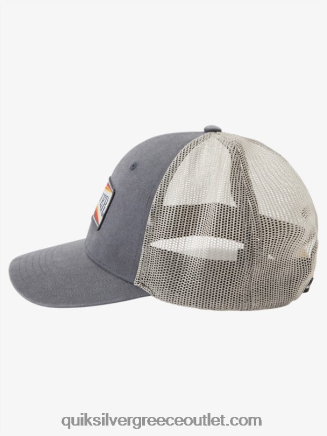 καπέλο για φορτηγότρατα Quiksilver άνδρες 66LP84438 σιδερένια πύλη
