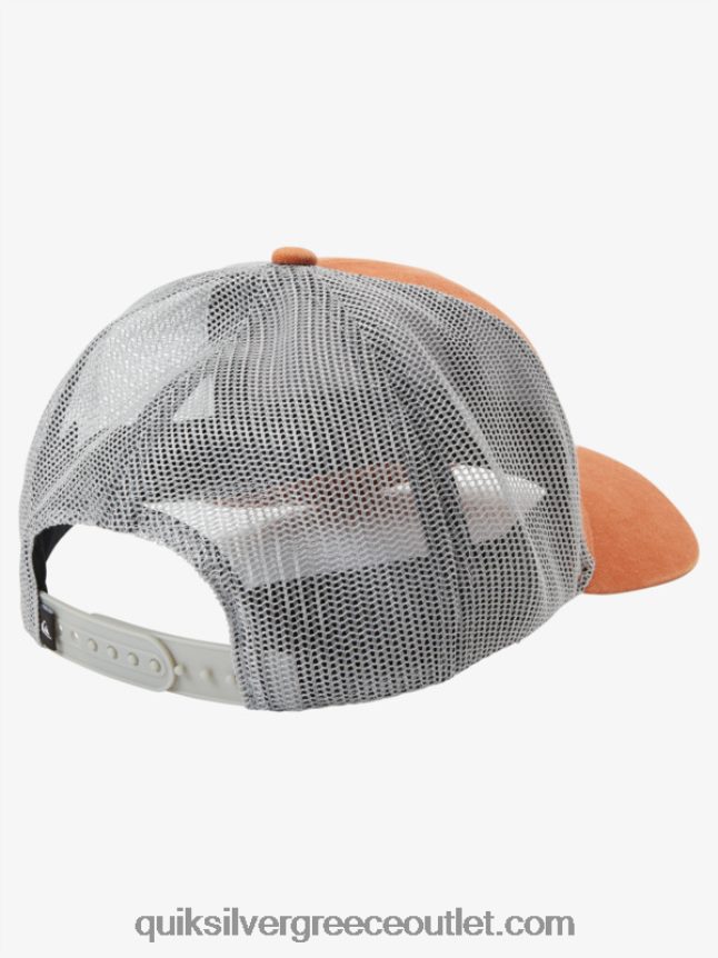 καπέλο για φορτηγότρατα Quiksilver άνδρες 66LP84439 πορτοκαλί Μέκκας