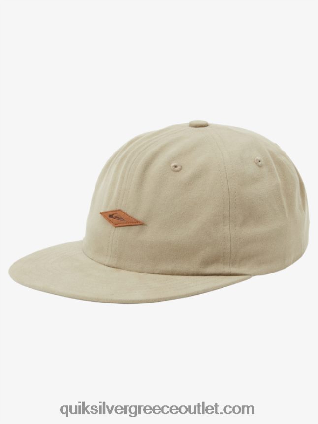 καπέλο μπέιζμπολ της χαμένης ακτής Quiksilver άνδρες 66LP84470 γκρι ελιάς
