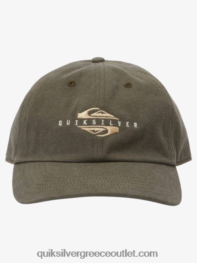 κερωμένο καπέλο του μπέιζμπολ Quiksilver άνδρες 66LP84566 τσιπ σοκολάτας