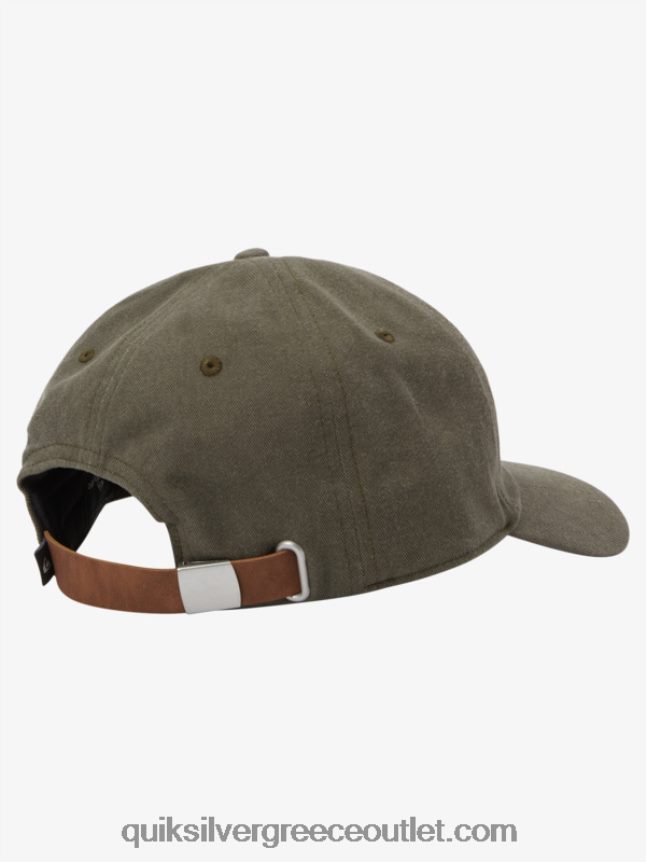 κερωμένο καπέλο του μπέιζμπολ Quiksilver άνδρες 66LP84566 τσιπ σοκολάτας