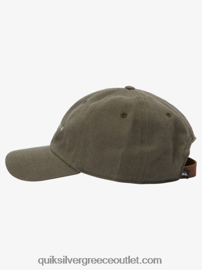κερωμένο καπέλο του μπέιζμπολ Quiksilver άνδρες 66LP84566 τσιπ σοκολάτας