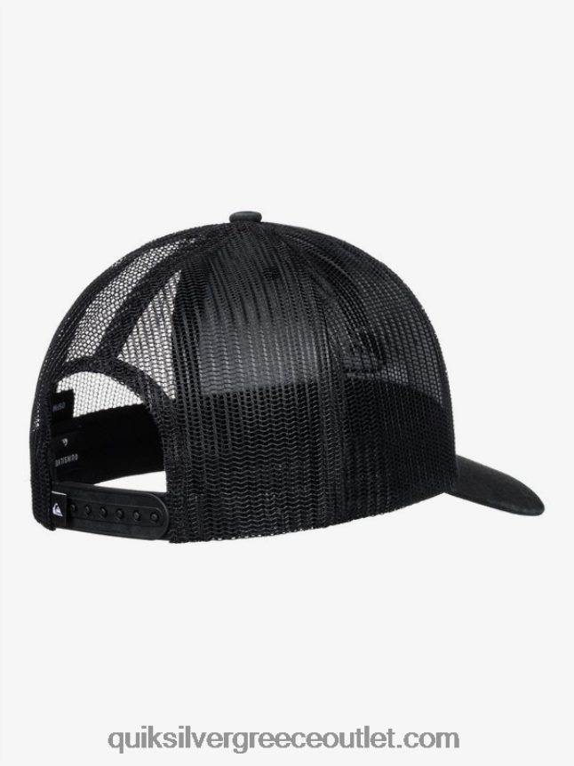 γείωσης καπέλο φορτηγατζή Quiksilver άνδρες 66LP84599 μαύρος