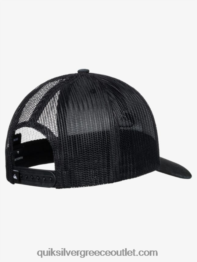 γείωσης καπέλο φορτηγατζή Quiksilver άνδρες 66LP84599 μαύρος
