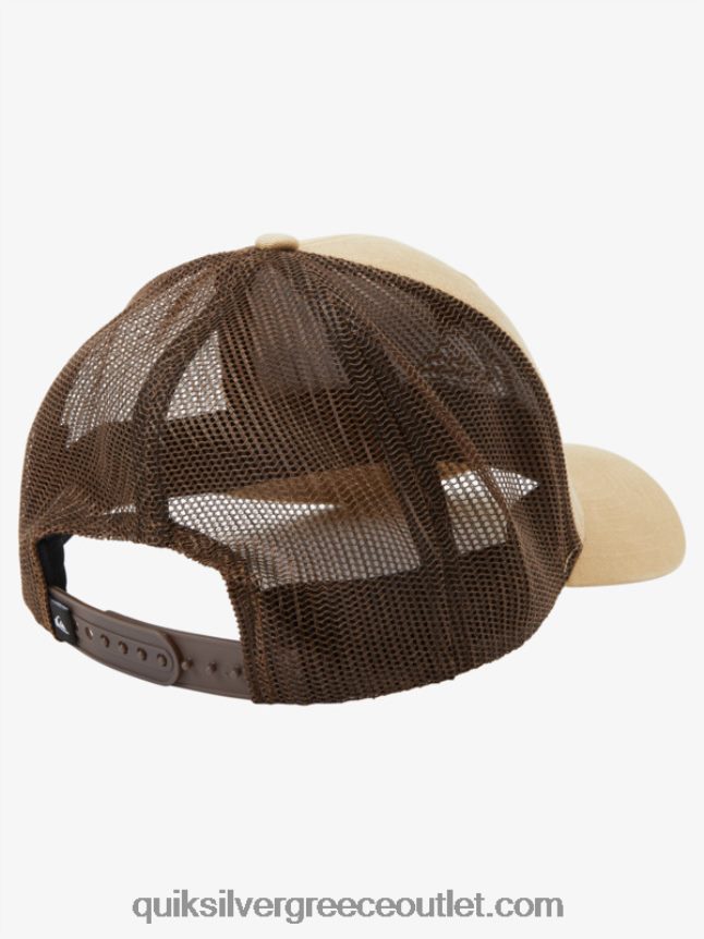 γείωσης καπέλο φορτηγατζή Quiksilver άνδρες 66LP84600 taos taupe