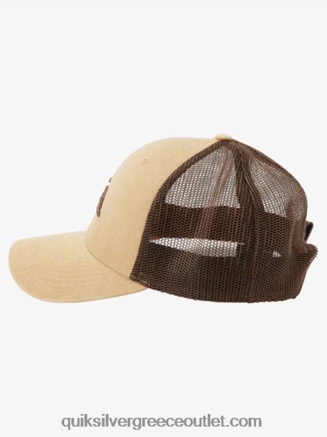 γείωσης καπέλο φορτηγατζή Quiksilver άνδρες 66LP84600 taos taupe