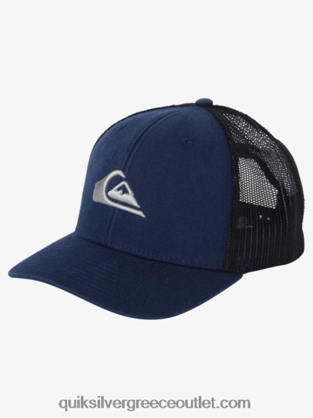 γείωσης καπέλο φορτηγατζή Quiksilver άνδρες 66LP84601 μεσάνυχτα ναυτικό