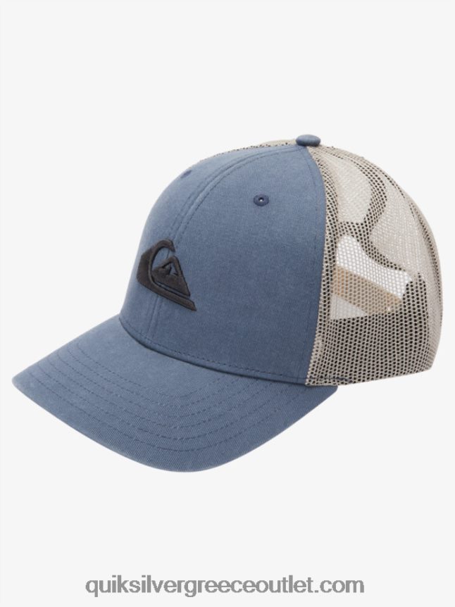 γείωσης καπέλο φορτηγατζή Quiksilver άνδρες 66LP84602 σκούρο σχιστόλιθο