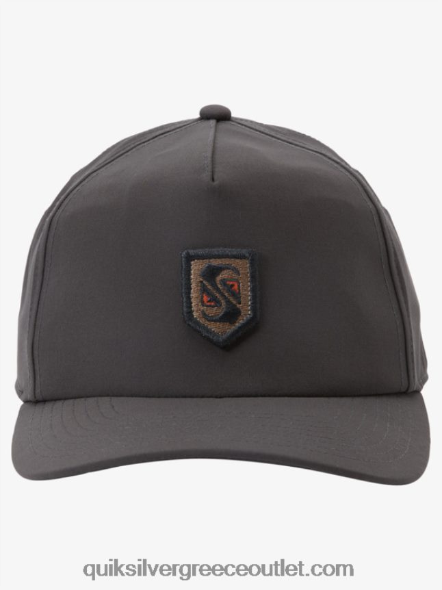 τιμητικό καπέλο του μπέιζμπολ Quiksilver άνδρες 66LP84658 ασφαλτικό σκυρόδερμα