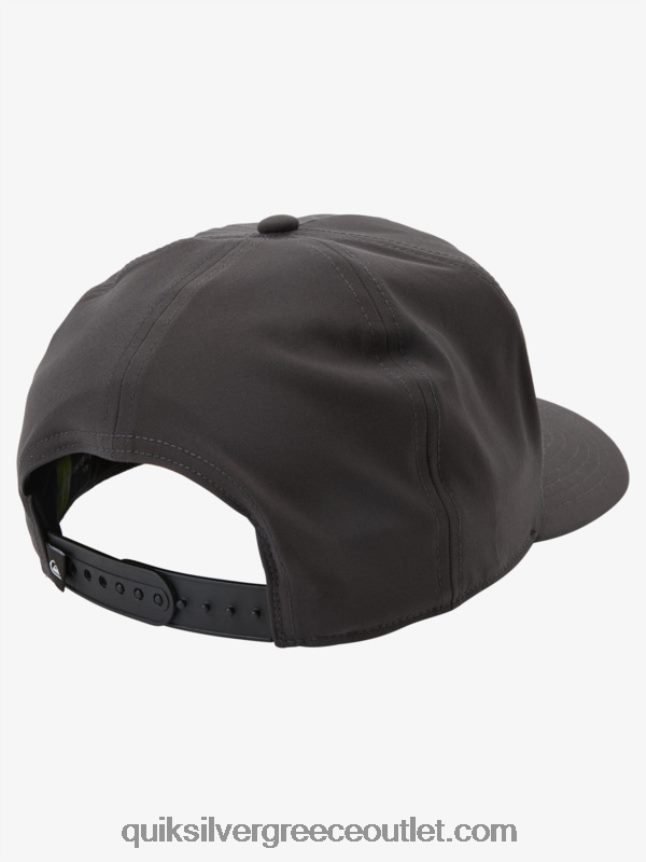 τιμητικό καπέλο του μπέιζμπολ Quiksilver άνδρες 66LP84658 ασφαλτικό σκυρόδερμα