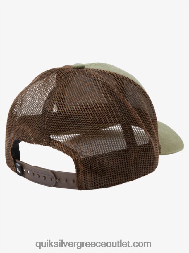κάτω από το καπέλο του φορτηγατζή Quiksilver άνδρες 66LP84660 γκρι ελιάς