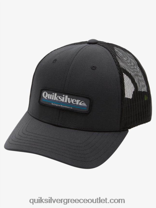 καπέλο φορτηγού Quiksilver άνδρες 66LP84965 μαύρος