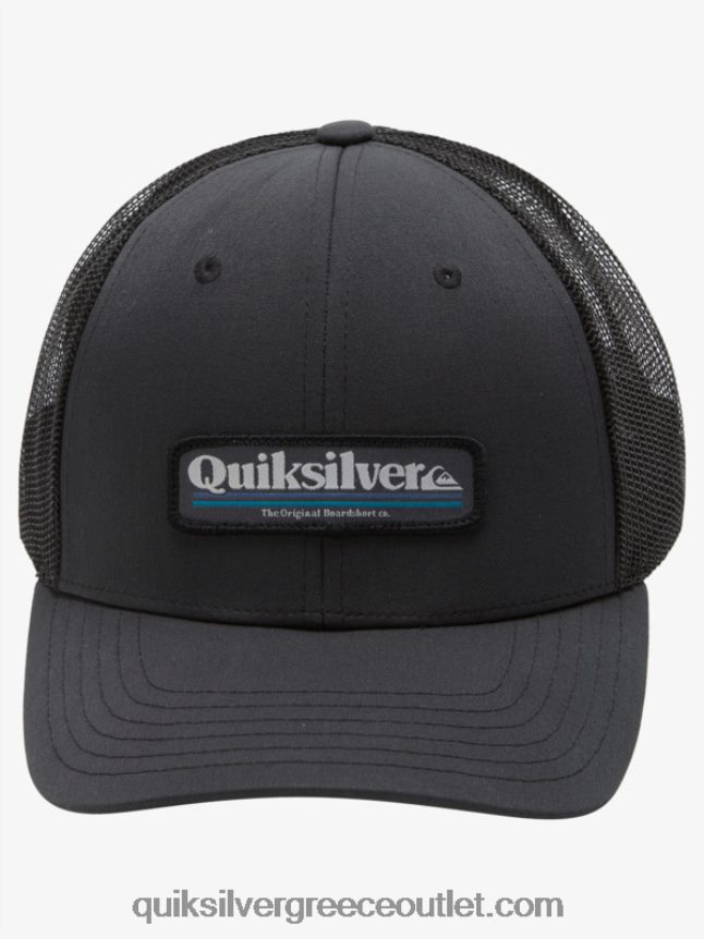 καπέλο φορτηγού Quiksilver άνδρες 66LP84965 μαύρος