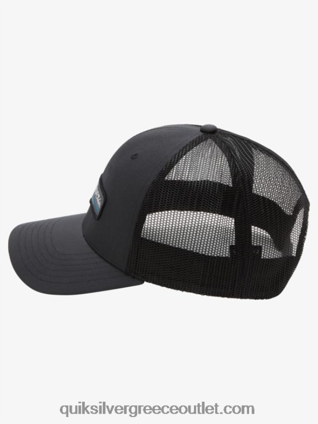 καπέλο φορτηγού Quiksilver άνδρες 66LP84965 μαύρος