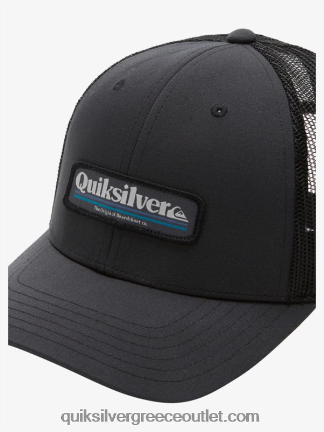 καπέλο φορτηγού Quiksilver άνδρες 66LP84965 μαύρος