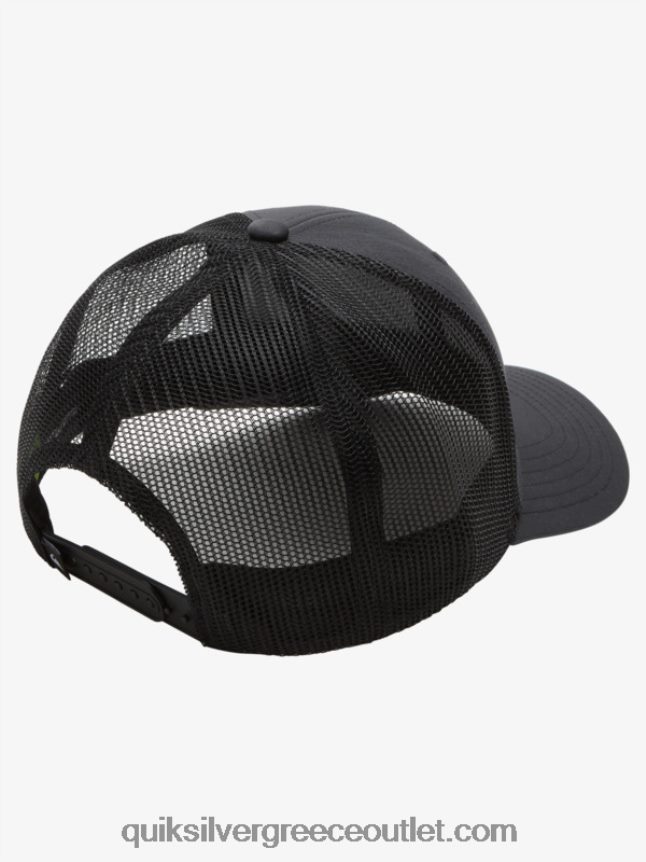 καπέλο φορτηγού Quiksilver άνδρες 66LP84965 μαύρος