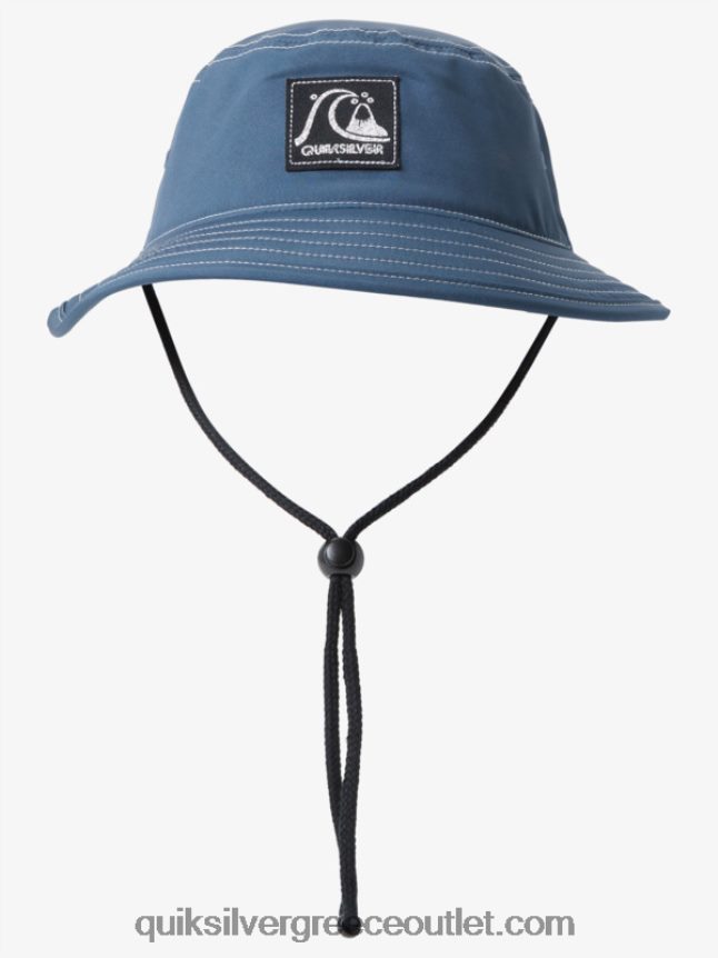 αυθεντικό καπέλο ηλίου boonie Quiksilver άνδρες 66LP84931 σκούρο σχιστόλιθο