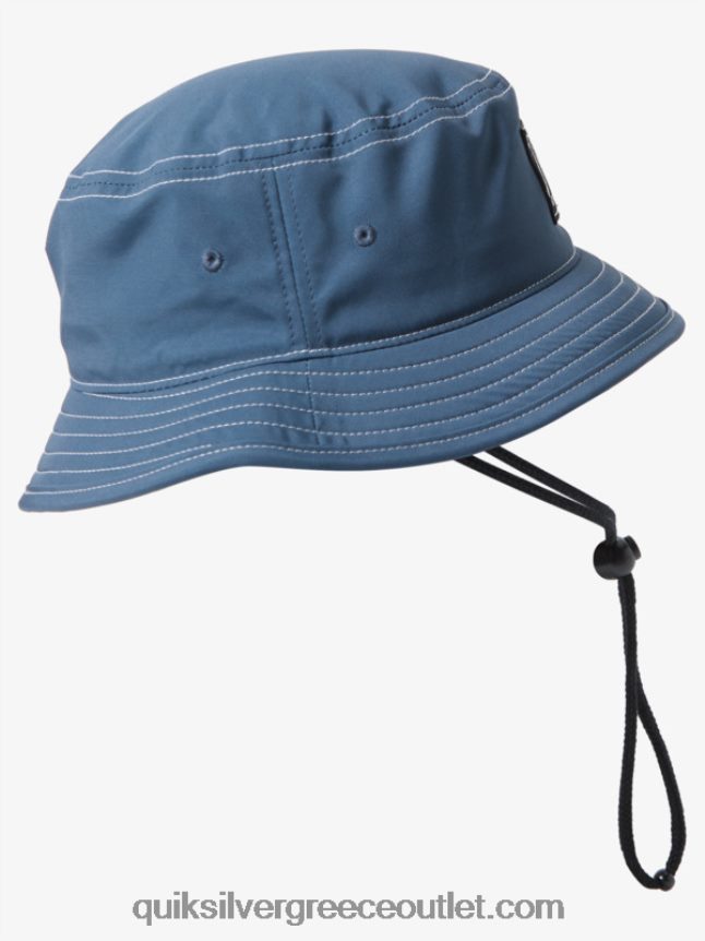 αυθεντικό καπέλο ηλίου boonie Quiksilver άνδρες 66LP84931 σκούρο σχιστόλιθο