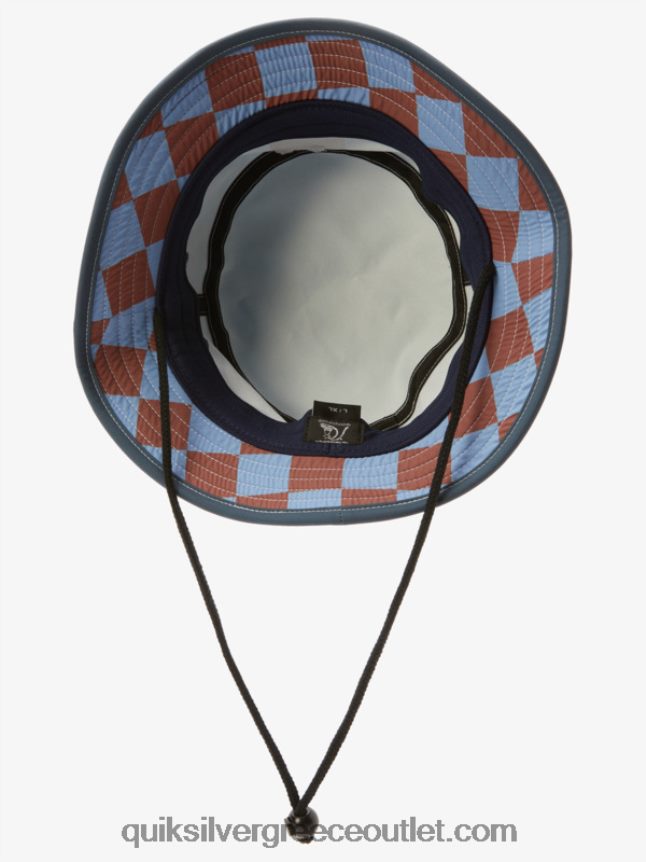 αυθεντικό καπέλο ηλίου boonie Quiksilver άνδρες 66LP84931 σκούρο σχιστόλιθο