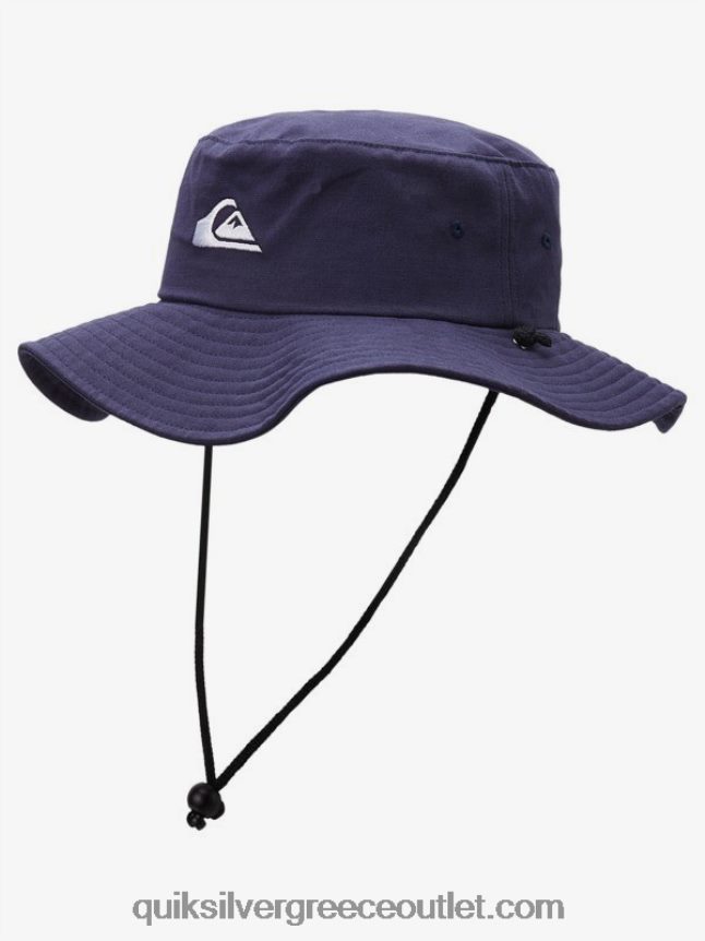 καπέλο μπουνί σαφάρι bushmaster Quiksilver άνδρες 66LP84122 διακριτικά μπλε