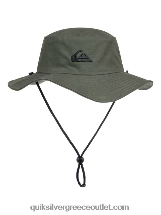 καπέλο μπουνί σαφάρι bushmaster Quiksilver άνδρες 66LP84123 θυμάρι