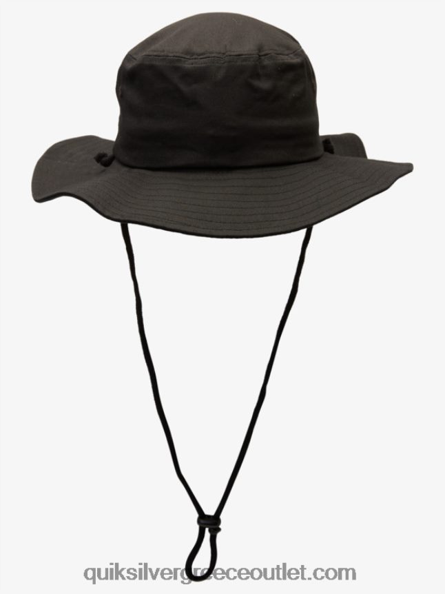 καπέλο μπουνί σαφάρι bushmaster Quiksilver άνδρες 66LP841520 μαύρος