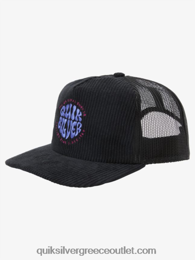 καπέλο φορτηγού coasteze Quiksilver άνδρες 66LP84443 μαύρος