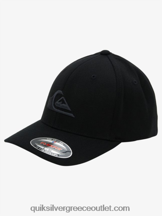 καπέλο flexfit βουνού και κυμάτων Quiksilver άνδρες 66LP841434 μαύρος