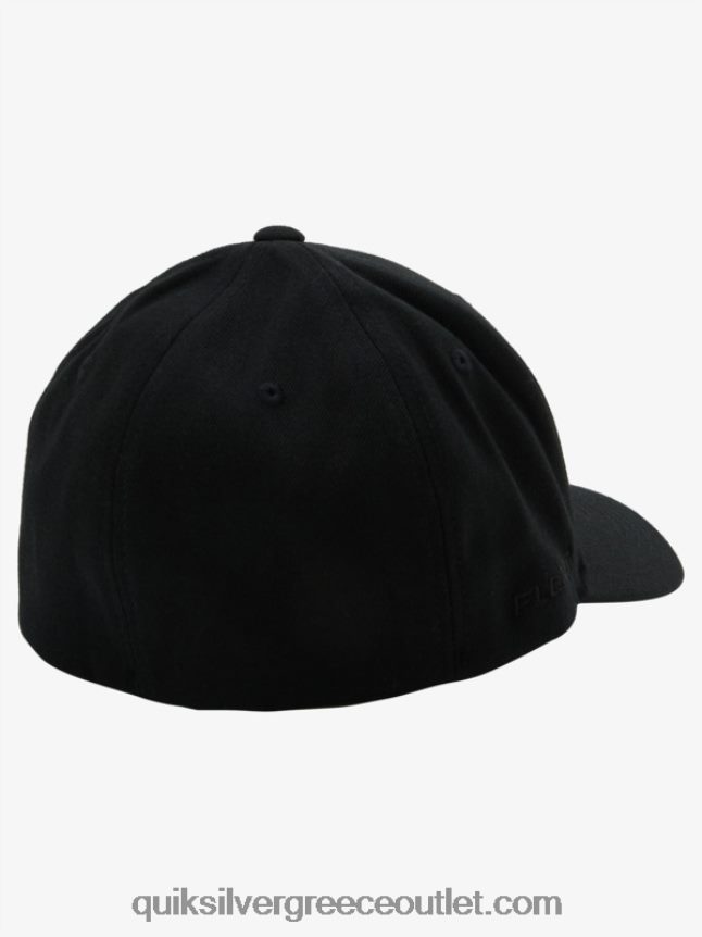 καπέλο flexfit βουνού και κυμάτων Quiksilver άνδρες 66LP841434 μαύρος