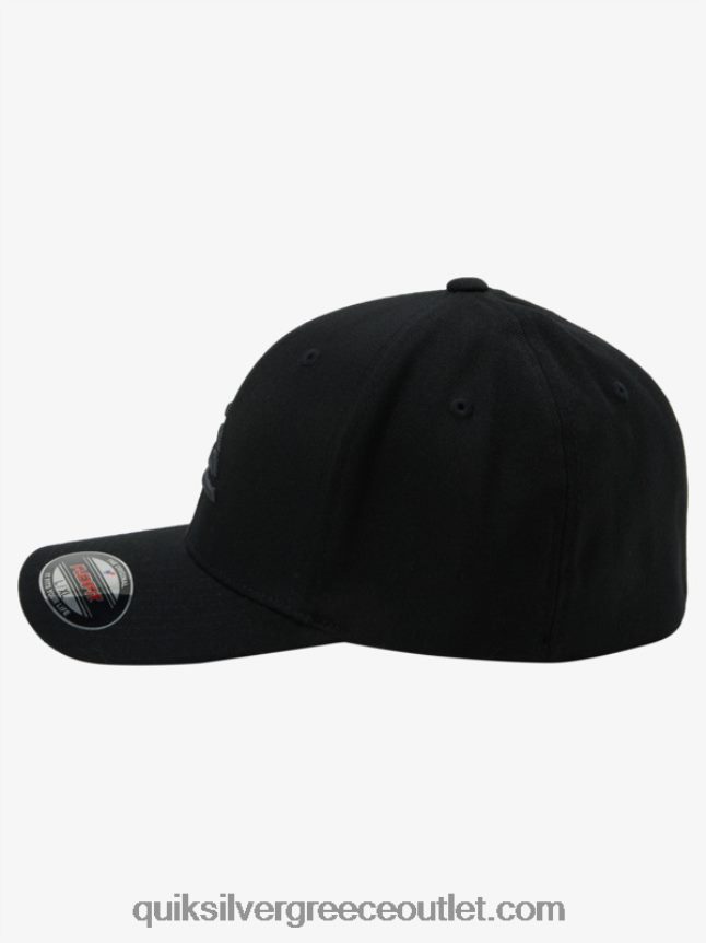 καπέλο flexfit βουνού και κυμάτων Quiksilver άνδρες 66LP841434 μαύρος