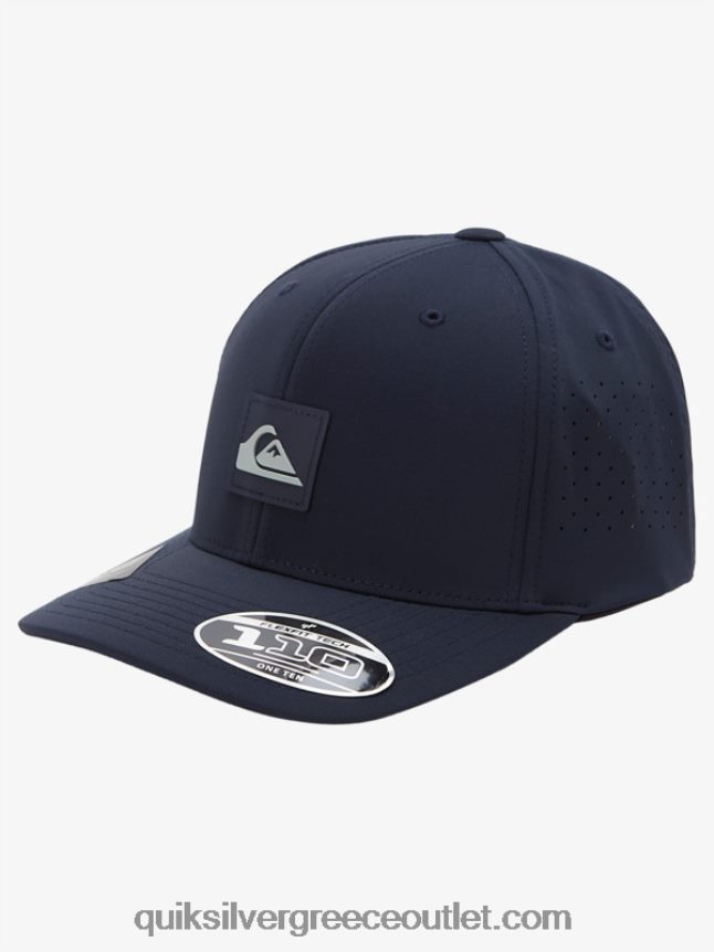 προσαρμοσμένο καπέλο flexfit Quiksilver άνδρες 66LP84805 διακριτικά μπλε