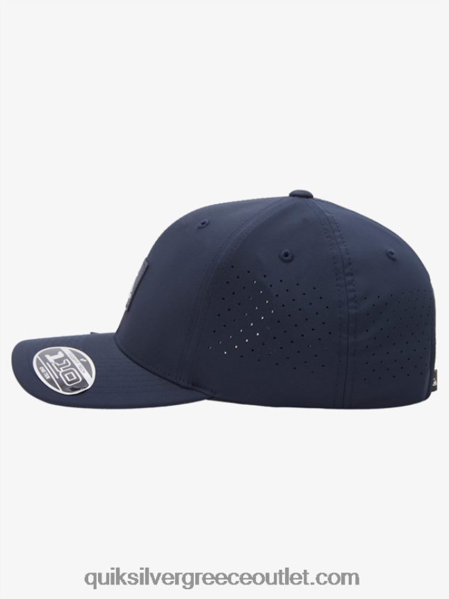 προσαρμοσμένο καπέλο flexfit Quiksilver άνδρες 66LP84805 διακριτικά μπλε