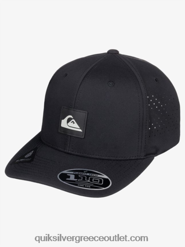 προσαρμοσμένο καπέλο flexfit Quiksilver άνδρες 66LP84806 μαύρος