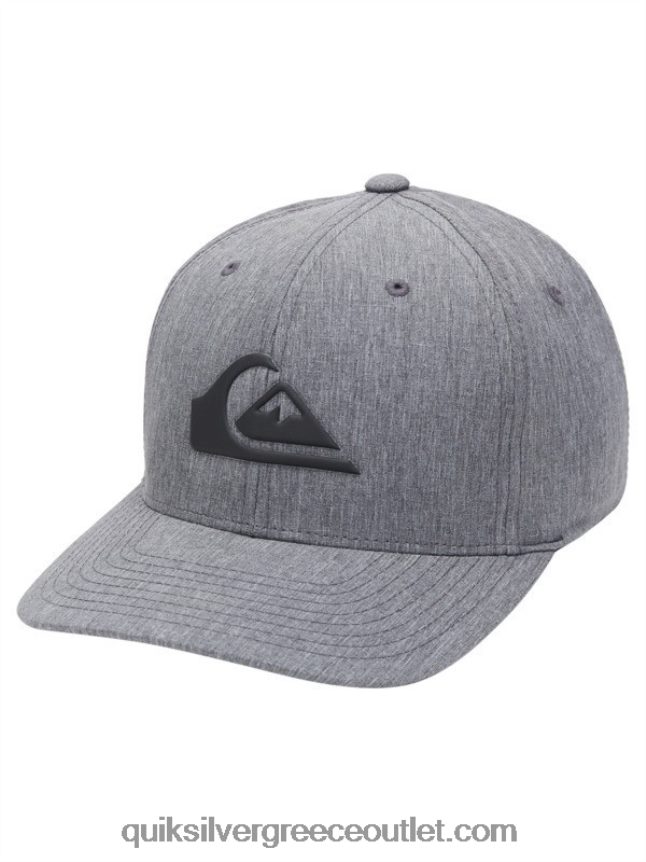 ενισχυμένο καπέλο flexifit Quiksilver άνδρες 66LP84942 μαύρος