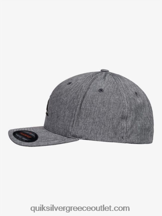 ενισχυμένο καπέλο flexifit Quiksilver άνδρες 66LP84942 μαύρος