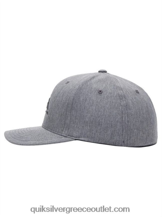 ενισχυμένο καπέλο flexifit Quiksilver άνδρες 66LP84942 μαύρος