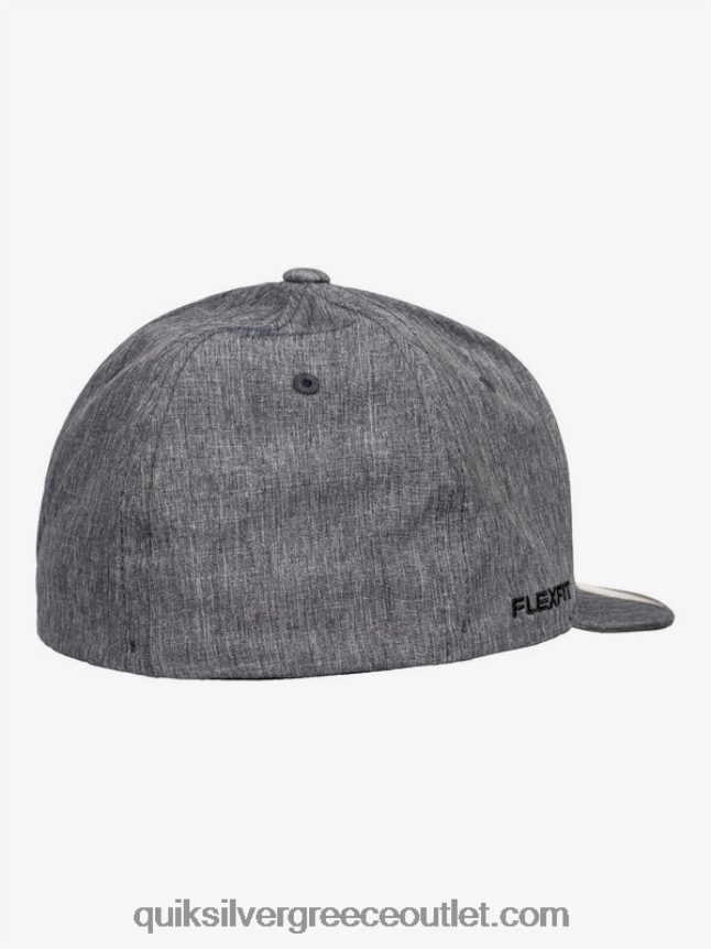ενισχυμένο καπέλο flexifit Quiksilver άνδρες 66LP84942 μαύρος