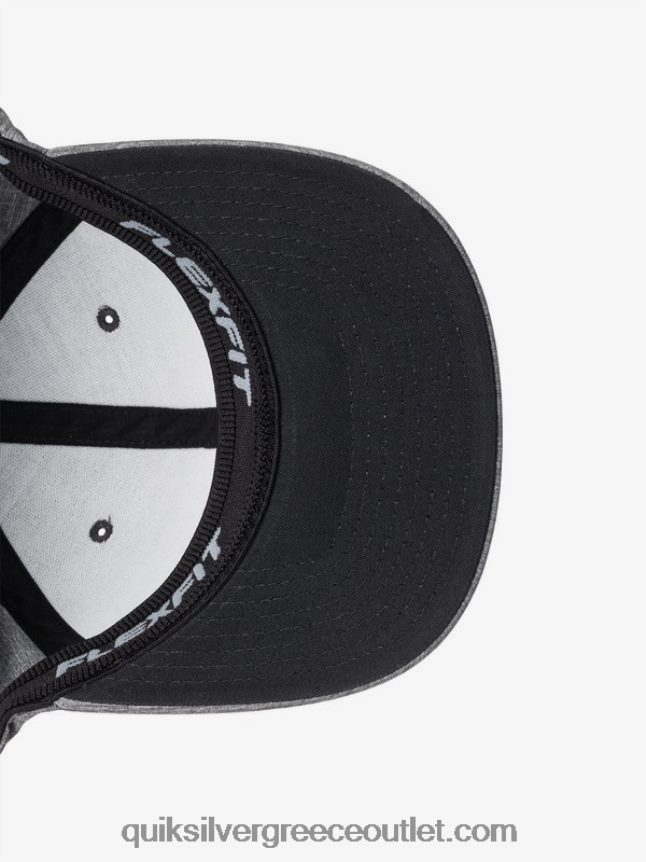 ενισχυμένο καπέλο flexifit Quiksilver άνδρες 66LP84942 μαύρος
