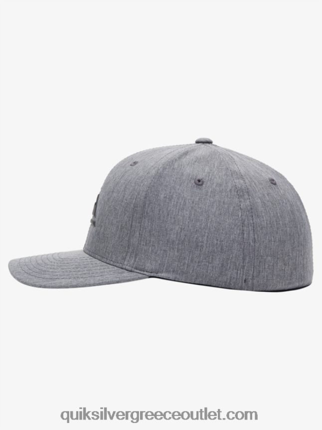 ενισχυμένο καπέλο flexifit Quiksilver άνδρες 66LP84942 μαύρος
