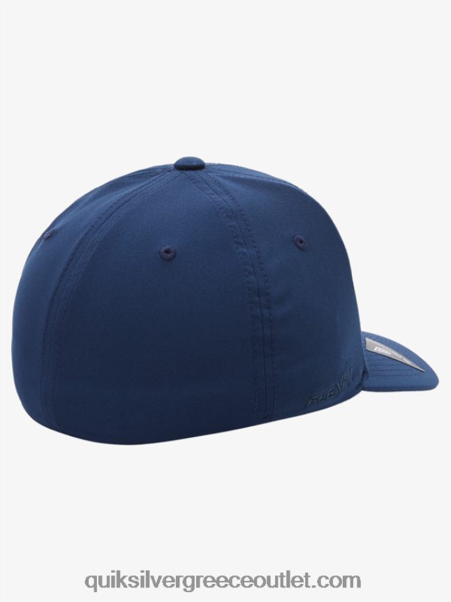 ενισχυμένο καπέλο flexifit Quiksilver άνδρες 66LP84944 ναυτικό μπλέιζερ
