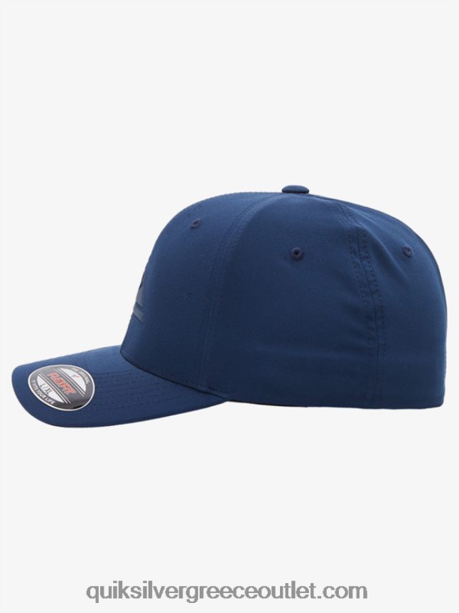 ενισχυμένο καπέλο flexifit Quiksilver άνδρες 66LP84944 ναυτικό μπλέιζερ