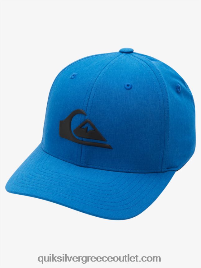 ενισχυμένο καπέλο flexifit Quiksilver άνδρες 66LP84945 αναπνευστήρας μπλε ερείκη