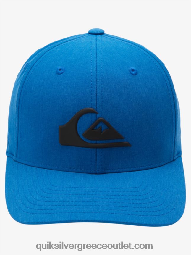 ενισχυμένο καπέλο flexifit Quiksilver άνδρες 66LP84945 αναπνευστήρας μπλε ερείκη
