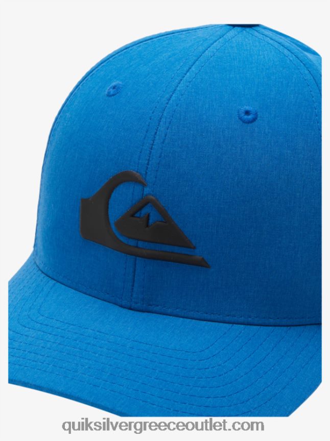 ενισχυμένο καπέλο flexifit Quiksilver άνδρες 66LP84945 αναπνευστήρας μπλε ερείκη