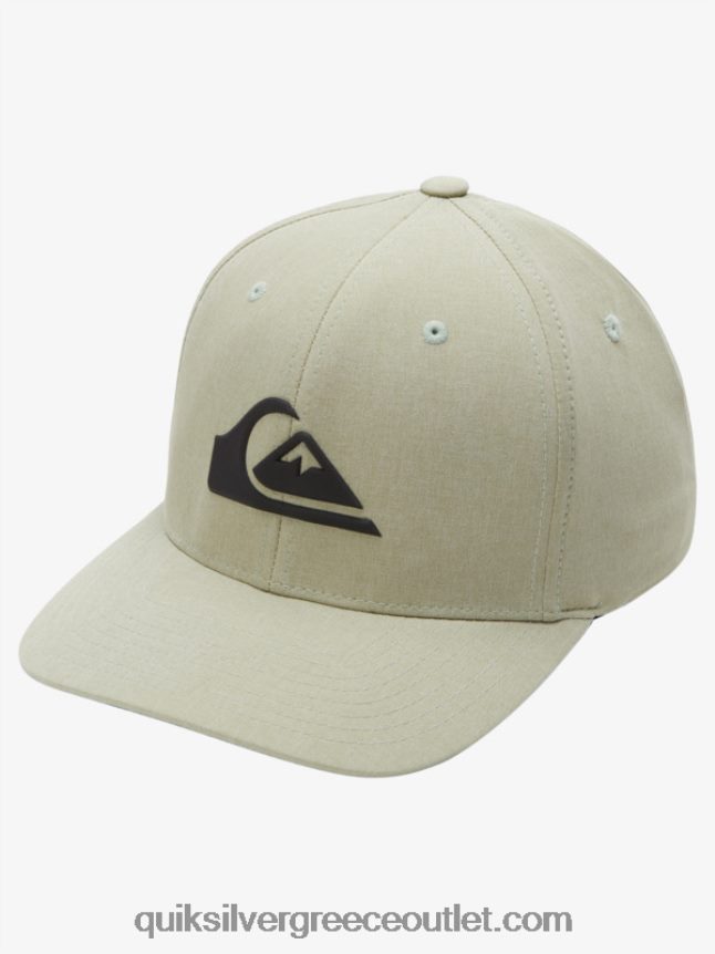 ενισχυμένο καπέλο flexifit Quiksilver άνδρες 66LP84946 φασκόμηλο της ερήμου