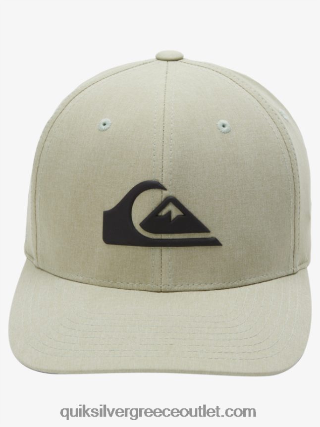 ενισχυμένο καπέλο flexifit Quiksilver άνδρες 66LP84946 φασκόμηλο της ερήμου