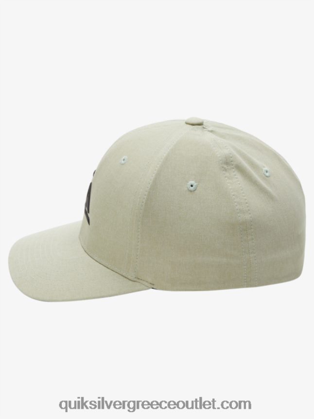 ενισχυμένο καπέλο flexifit Quiksilver άνδρες 66LP84946 φασκόμηλο της ερήμου