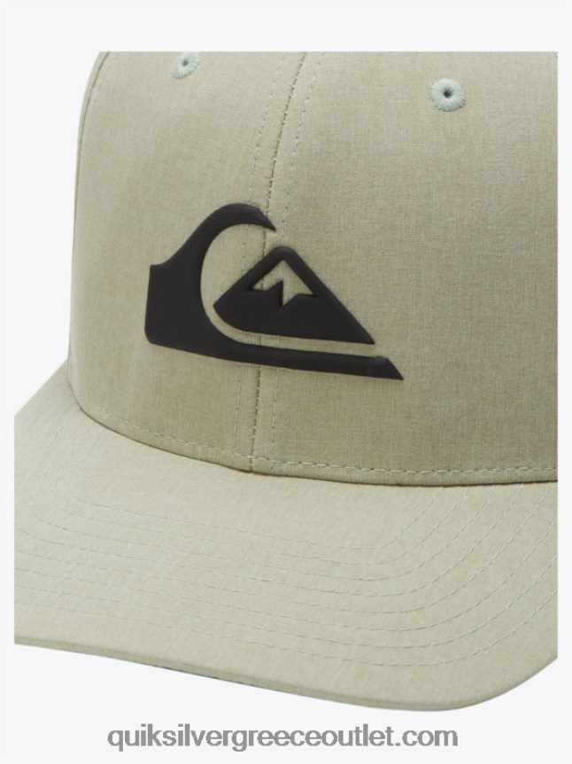 ενισχυμένο καπέλο flexifit Quiksilver άνδρες 66LP84946 φασκόμηλο της ερήμου