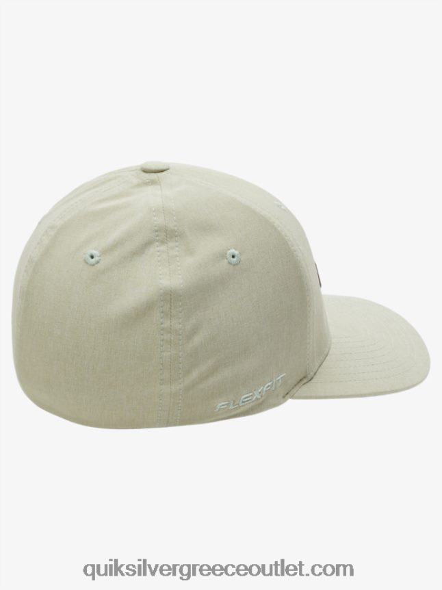 ενισχυμένο καπέλο flexifit Quiksilver άνδρες 66LP84946 φασκόμηλο της ερήμου