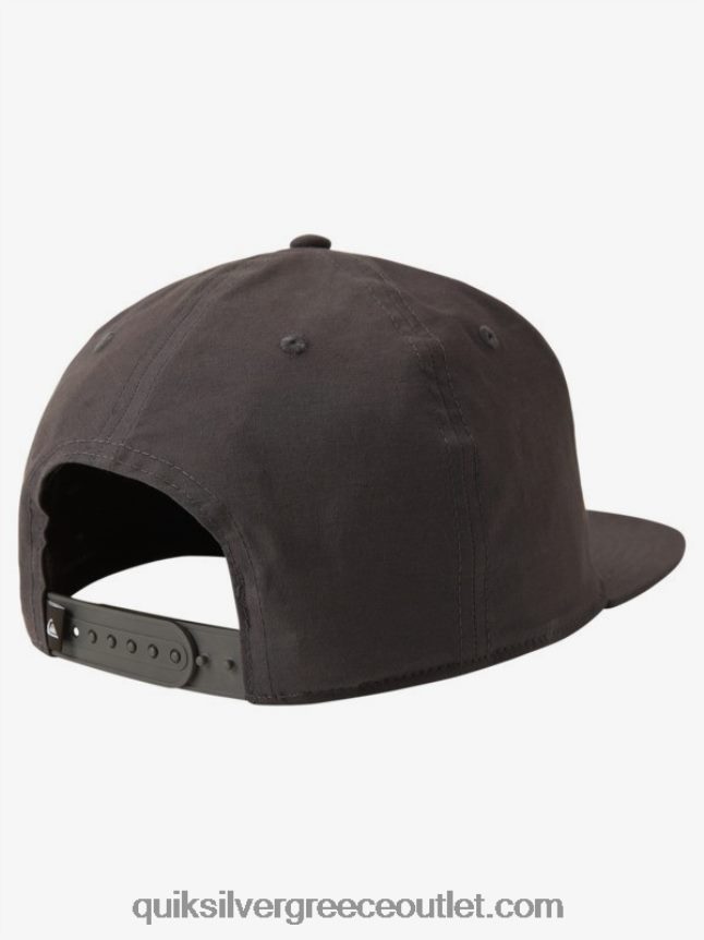 patch mate snapback καπέλο Quiksilver άνδρες 66LP841693 ασφαλτικό σκυρόδερμα